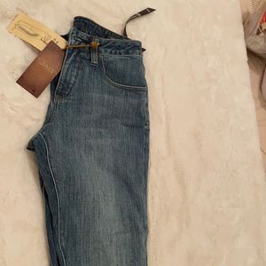 JAG blue jeans, size 6, mid rise boot leg, new